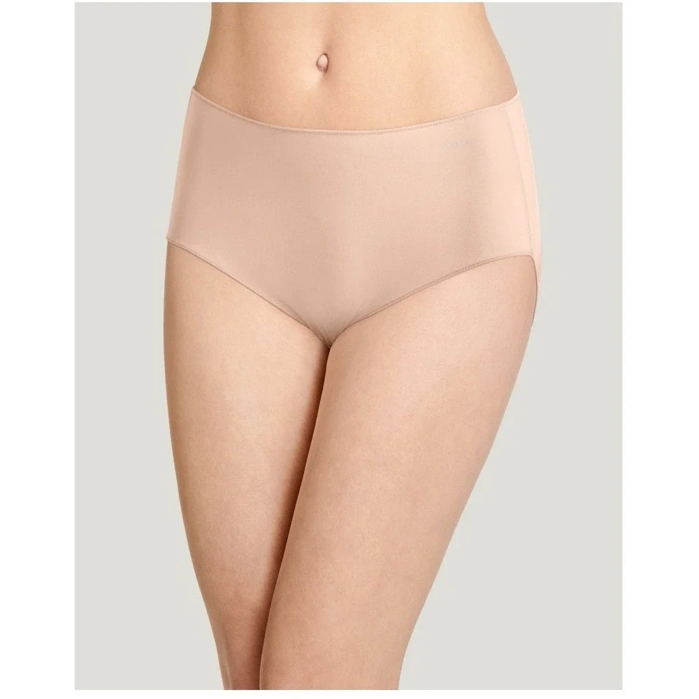 Women's Jockey‎ 3-Pk No Panty Line Promise Hip Briefs, Pink/Beige, Size 9XXL,NWT